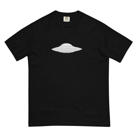 Silver Saucer - Unisex Black Graphic T-Shirt